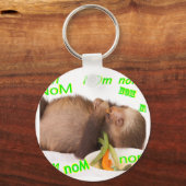 nom nom nom sloth sleutelhanger (Voorkant)