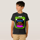 Nom nom nom. t-shirt (Voorkant volledig)