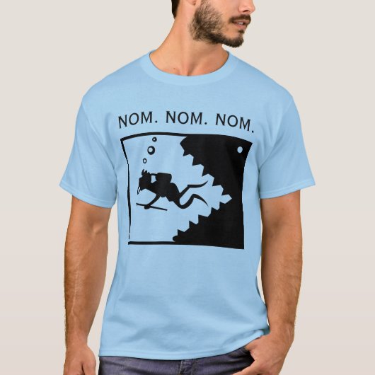 Nom. Nom. Nom. T-shirt (Voorkant)