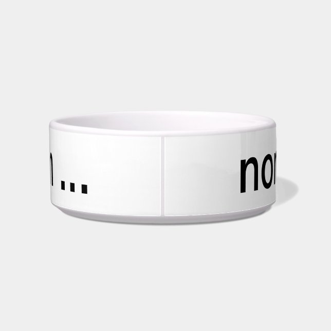 Nom nom pet food bowl dog cat konijn voerbakje (Achterkant)