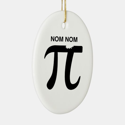 Nom Nom Pi Keramisch Ornament (Rechts)