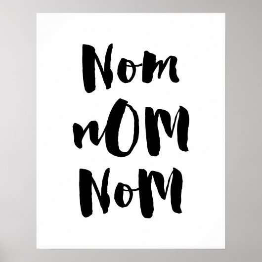 Nom Nom poster (Voorkant)