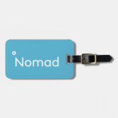 Nomad Acrylic Bagage Label (Voorkant horizontaal)