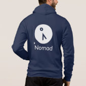 Nomad Bella Canvas Full Zip Hoodie (Achterkant)