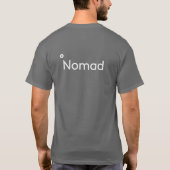 Nomad Mannen Basic Dark T-Shirt (Achterkant)