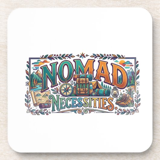 Nomad Necessities T-shirt Bier Onderzetter (Voorkant)