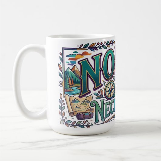 Nomad Necessities T-shirt Koffiemok (Links)