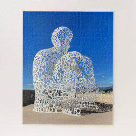 Nomade Scupture, Antibes France Jigzaag Puzzle Legpuzzel