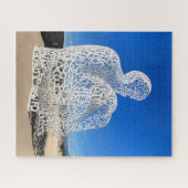 Nomade Scupture, Antibes France Jigzaag Puzzle Legpuzzel (Horizontaal)