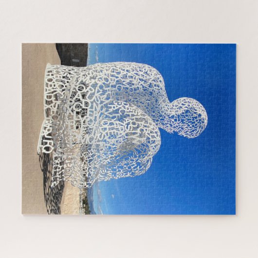 Nomade Scupture, Antibes France Jigzaag Puzzle Legpuzzel (Horizontaal)