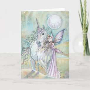 Nomaden van de Mystic Dunes Fairy Unicorn Kaart