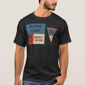 Nomadencamp Respecteer de natuur meisje T-shirt