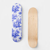 NOMADESAUSTRALIENS blue toile de Jouy Persoonlijk Skateboard (Voorkant)