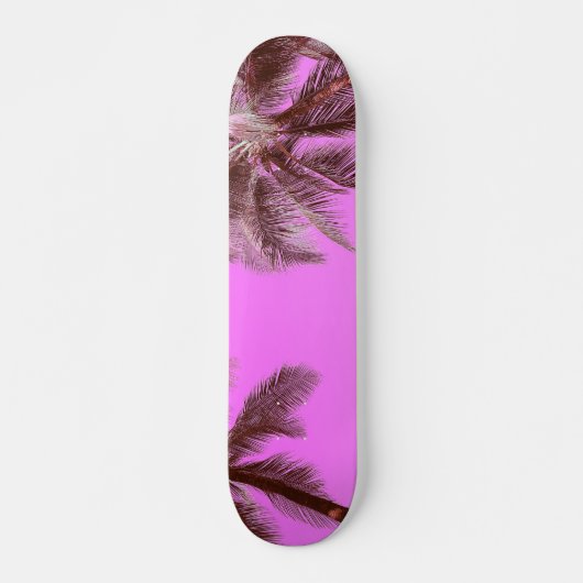 NOMADESAUSTRALIENS roze Hawaii Persoonlijk Skateboard (Voorkant)