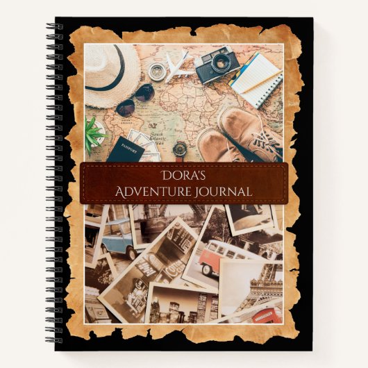 Nomadic Explorer Adventure Travel Journal Notitieboek (Voorkant)