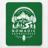 Nomadic Soundscapes - Elegant Mouse Pad Muismat (Voorkant)