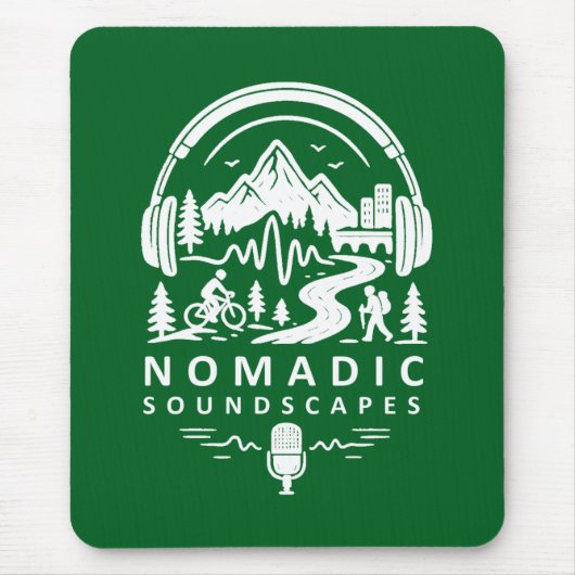 Nomadic Soundscapes - Elegant Muismat (Voorkant)
