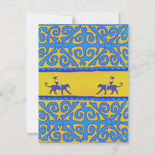 Nomadisch meisje Glanzend Poster Briefkaart