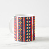 Nomadische draden | Aztec Pattern Classic-Mok Koffiemok (Voorkant links)