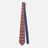 Nomadische draden | Aztec Pattern Necktie Stropdas (Voorkant)