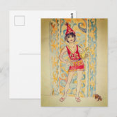 Nomadische kunst briefkaart (Voorkant / Achterkant)