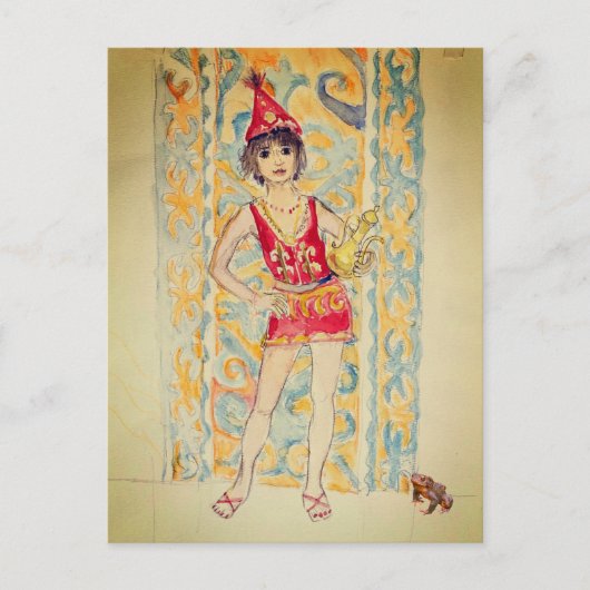 Nomadische kunst briefkaart (Voorkant)