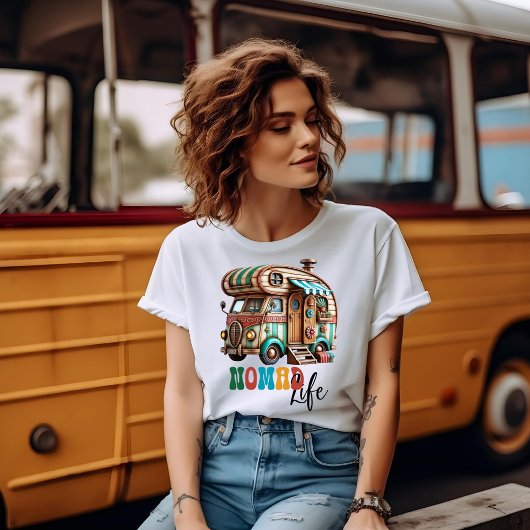 nomadische levensduur t-shirt