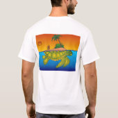 nomadische surfer t-shirt (Achterkant)