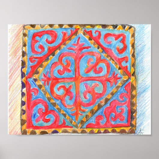 Nomadische wijsheid. Traditionele kunst in Centraa Poster (Voorkant)