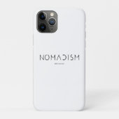 Nomadism Records Zwarte Logo Case-Mate iPhone Case (Achterkant)