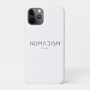 Nomadism Records Zwarte Logo Case-Mate iPhone Case