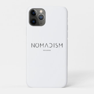 Nomadism Records Zwarte Logo Case-Mate iPhone Case