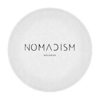 Nomadism Records Zwarte Logo Snijplank