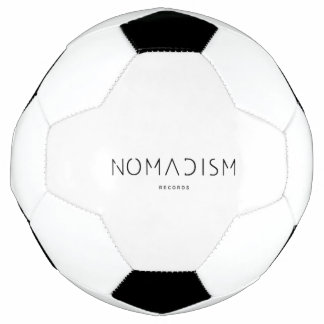 Nomadism Records Zwarte Logo Voetbal