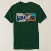 Nomadland Registration T-shirt (Design voorkant)