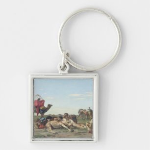 Nomads in de woestijn, 1861 sleutelhanger
