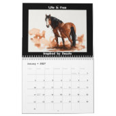 Nomads - Sand Wash Basin Wilde Paarden Kalender (Jan 2027)