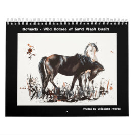Nomads - Sand Wash Basin Wilde Paarden Kalender