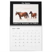 Nomads - Sand Wash Basin Wilde Paarden Kalender (Mar 2026)