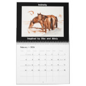 Nomads - Sand Wash Basin Wilde Paarden Kalender (Feb 2026)