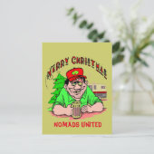 Nomads United Kerstfeestay Briefkaart (Staand voorkant)