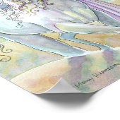 Nomads van het Mystic Dunes Fairy Unicorn Poster (Hoek)