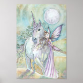 Nomads van het Mystic Dunes Fairy Unicorn Poster (Voorkant)