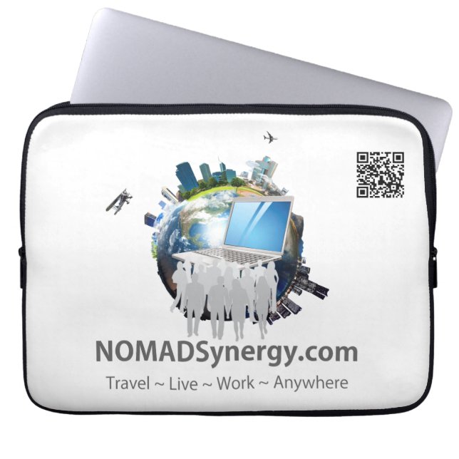NOMADSynergy - laptophoes van 13 inch Laptop Sleeve (Voorkant)