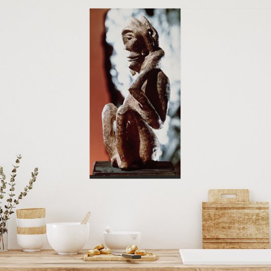 Nomali afbeelding van de Mende-stam Poster (Keuken)