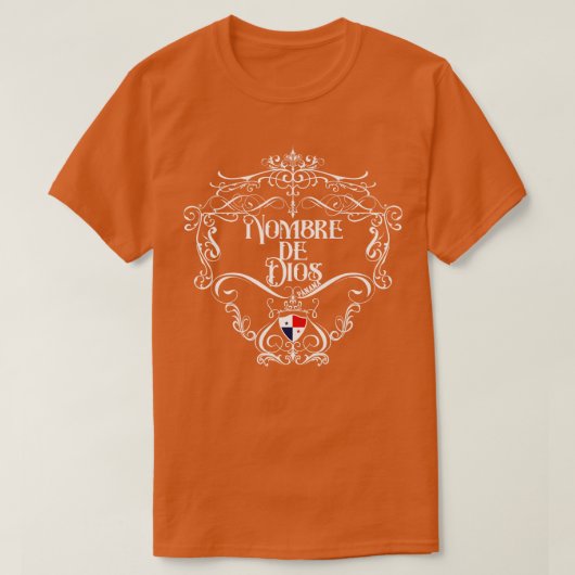 Nombre de Dios ontwerp 1 T-shirt (Design voorkant)