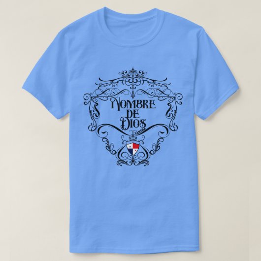 Nombre de Dios ontwerp T-shirt (Design voorkant)