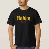nombres de Dios, Yahweh, hebrew T-shirt (Voorkant)