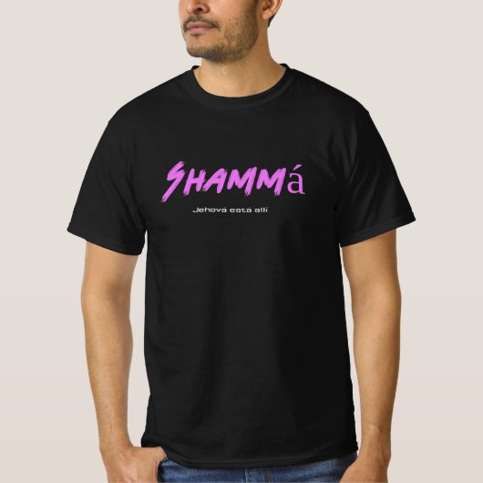 nombres de Dios, Yahweh, hebrew T-shirt (Voorkant)
