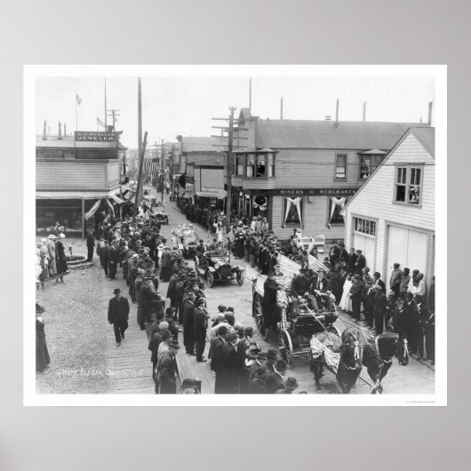 Nome, Alaska, 4 juli 1915 Parade 1915 Poster (Voorkant)